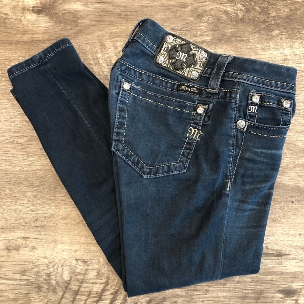 Miss Me skinny crop jeans